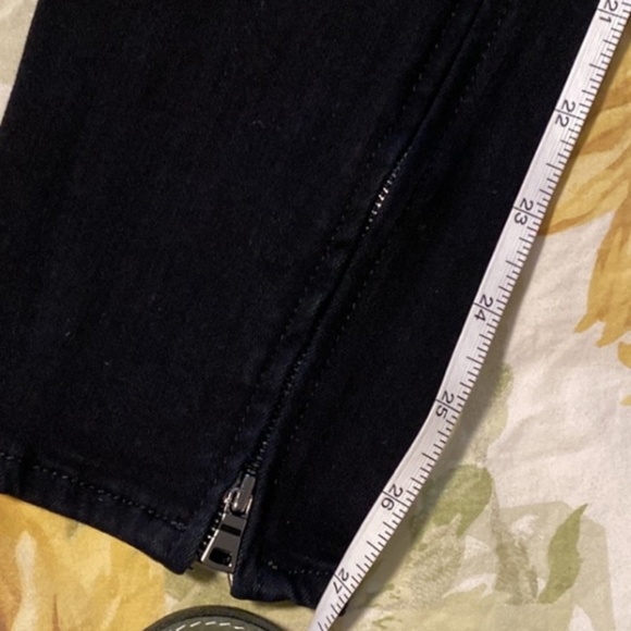 Frame Denim Le Skinny De Jeanne Side Ankle Zipper Stretch Jeans 30 - Picture 6 of 7